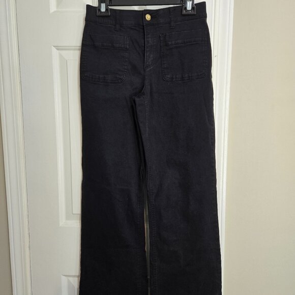 Draper James_Front Pocket_Black Pants_Size 6 - Picture 1 of 4